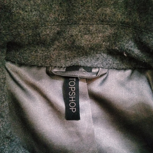 Topshop Wool Coat - Picture 2 of 3
